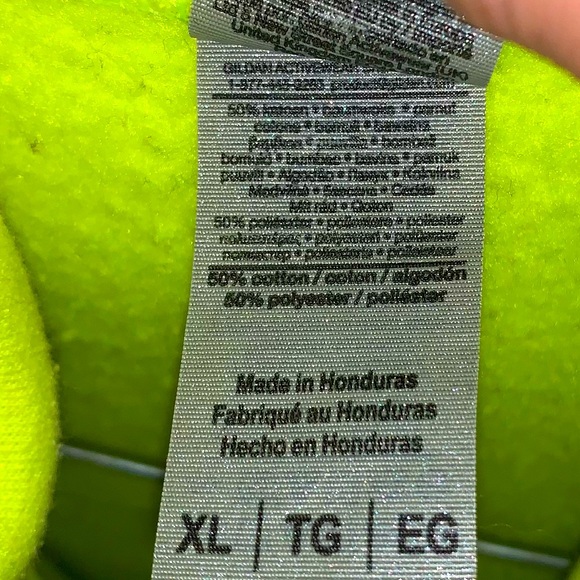 Neon green hoodie - Picture 4 of 6